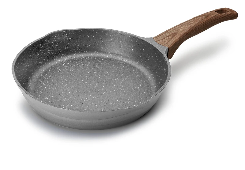 Lacor 27628 Stilo Cast Aluminium Induction Fry Pan, 28 cm, Grey