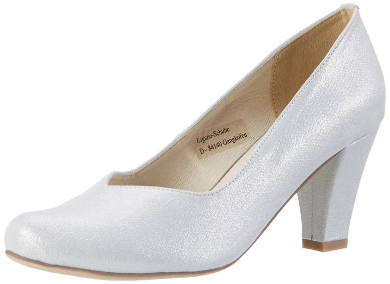 Andrea Conti 1003464, Women’s Pumps, Silver, 6 UK (39 EU)