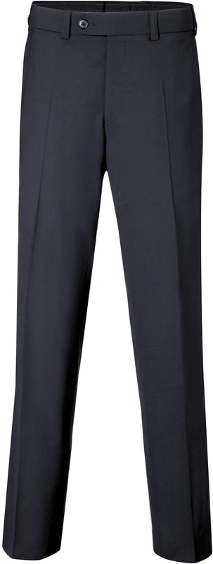 Eurex by Brax Men's Jan Flatfront Virgin Wool Mix Trouser, Navy, 34 W/30 L