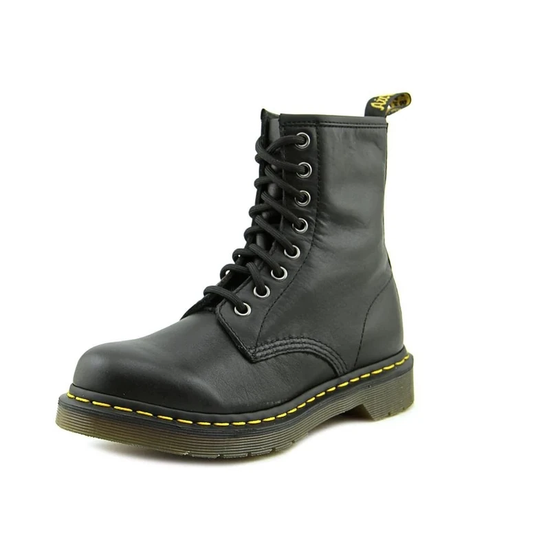 Dr. Martens Stivale Nappa Boots - Black Leather, Rubber Sole