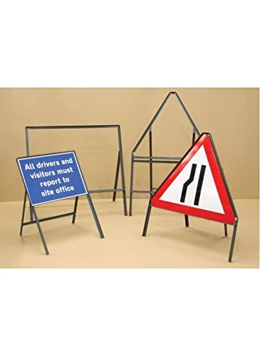Caledonia Signs 58551 Road Sign Frame, 400 mm x 400 mm, 450 mm Legs - Image 1