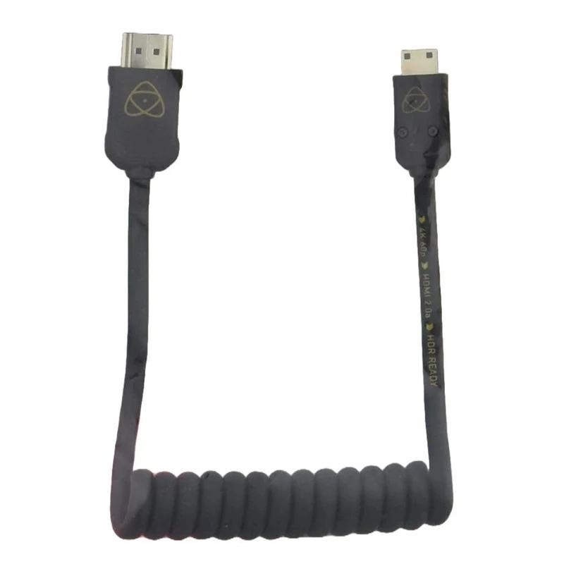 Atomos Atom Mini 4 K60 °C3 HDMI Cable 30 cm Cast Connector (60 cm – Black