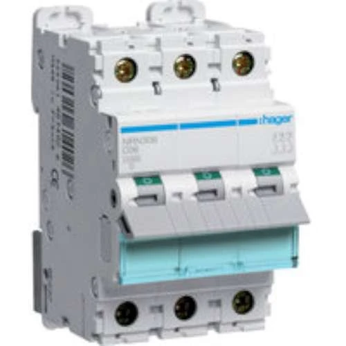 Hager NR-Series – Switch MAGNETICO Tripolar 50 to curva-c