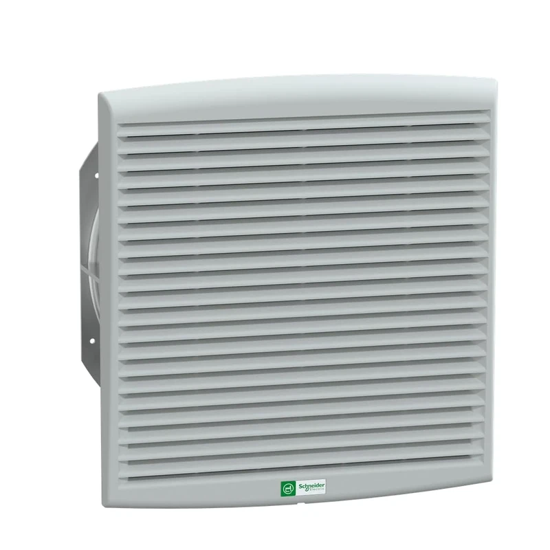 Schneider Electric nsycvf850 m230pf Fan Forced climasys, IP54, 850 m3/h, 230 V, with grid, Output and Filter G2, Grey