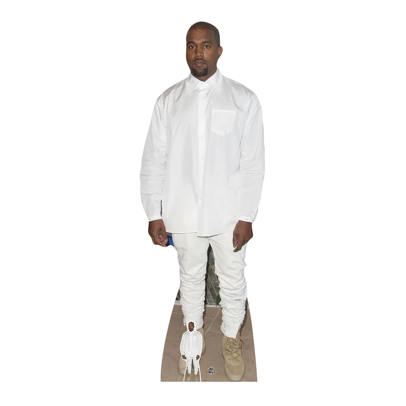 Star Cutouts Ltd CS645 Life Size Cardboard Cut Out Kanye West, Multi-Colour, 173 x 60 x 173 cm