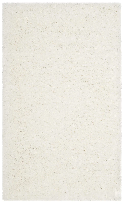 Safavieh Shag Rug for Living Room, Dining Room, Bedroom - Polar Shag Collection, Short Pile, in White, 122 X 183 cm