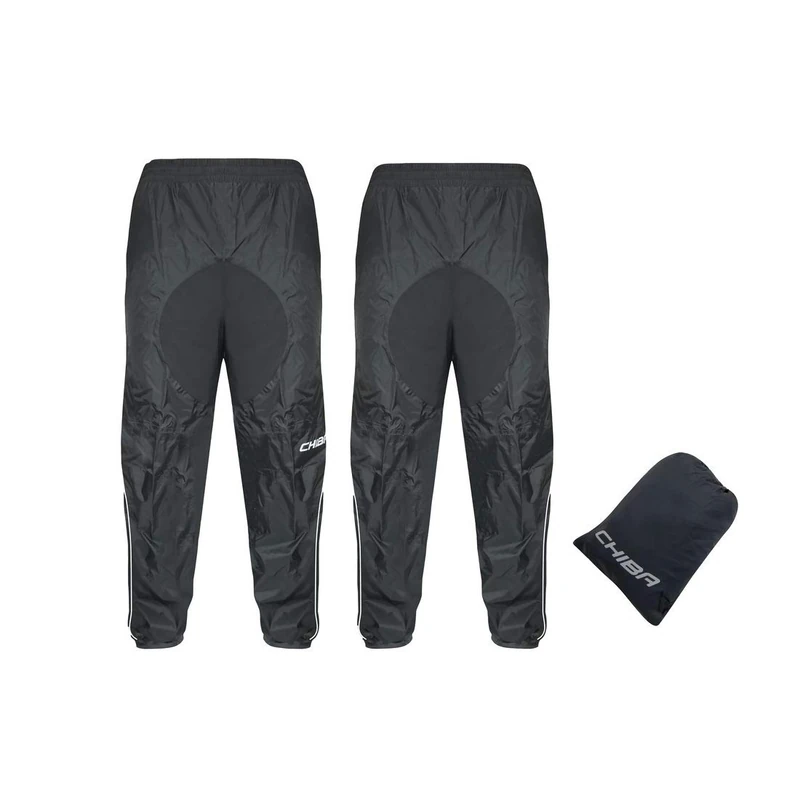 Chiba Men Technical Rain Pant, Polyester - Black, XL