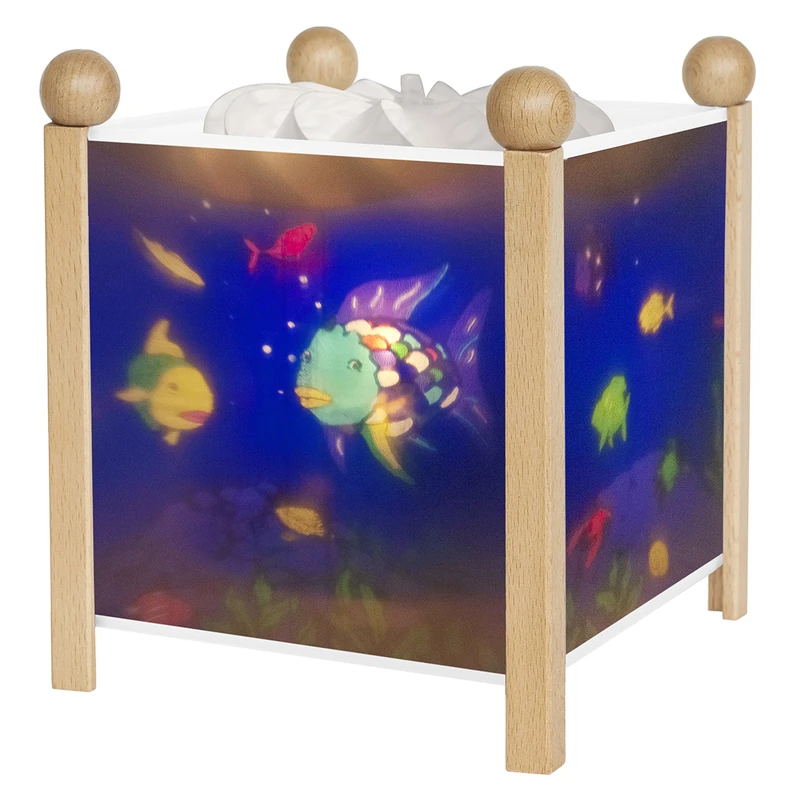 Trousselier 4366GB 12V "Magic Lantern Rainbow Fish" Night Lamp - Image 1