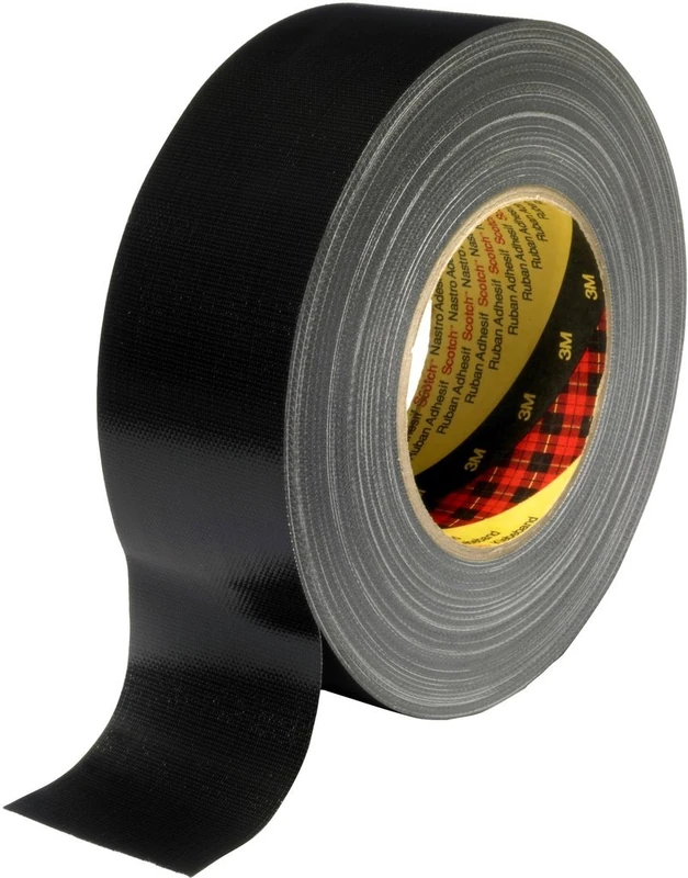3M 389 Universal High Strength Fabric Tape, 100 mm x 50 m, Black