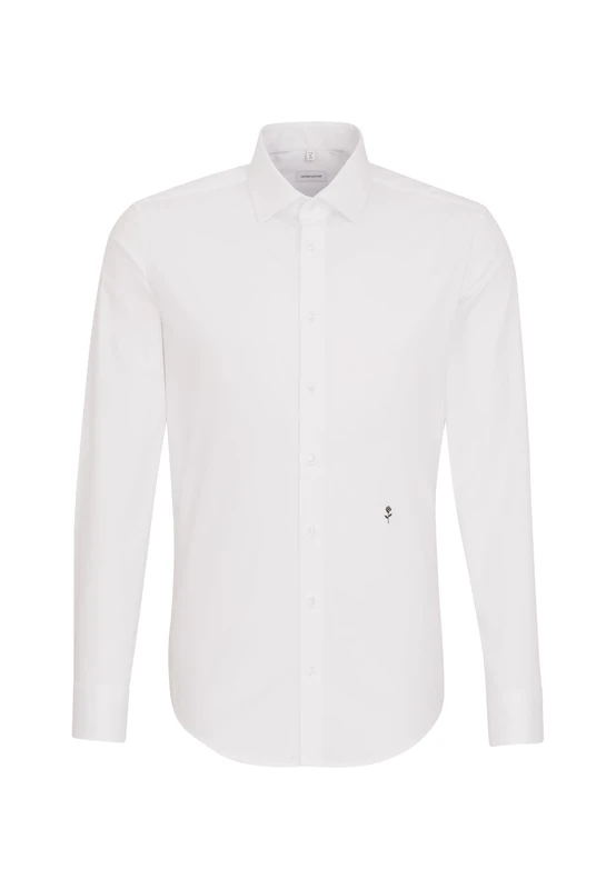 Seidensticker men's business shirt - shaped fit - non-iron - Kent collar - long sleeve - 100% cotton
