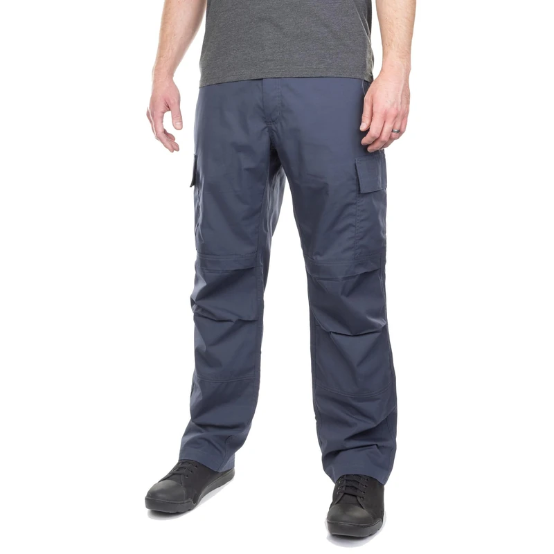 LAPG Men's Core Cargo Tactical Pants, Stretch Waistband, Lightweight & Durable Ripstop CCW Cargo Pants for Men, Navy, 34W / 34L