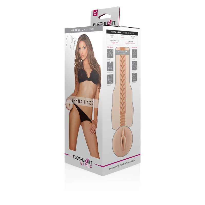 Fleshlight Male Sex Toys Jenna Haze – The Number One Male Masturbator Sex Toys for Men with Our Fleshlight SuperSkin Pocket Pussy Technology - Image 1