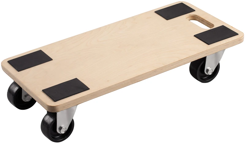 Metafranc Transport Roller 590 x 290 mm, 500 kg, Plywood-board, PP Wheels