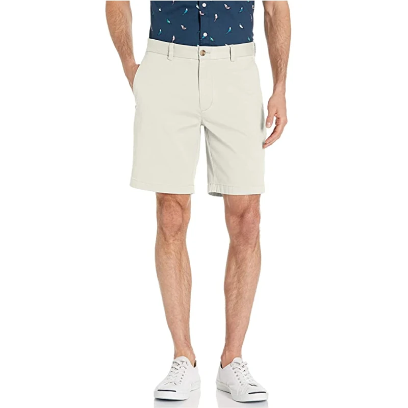 Vineyard Vines Men's 9 Inch Stretch Breaker Shorts, Stone, 28