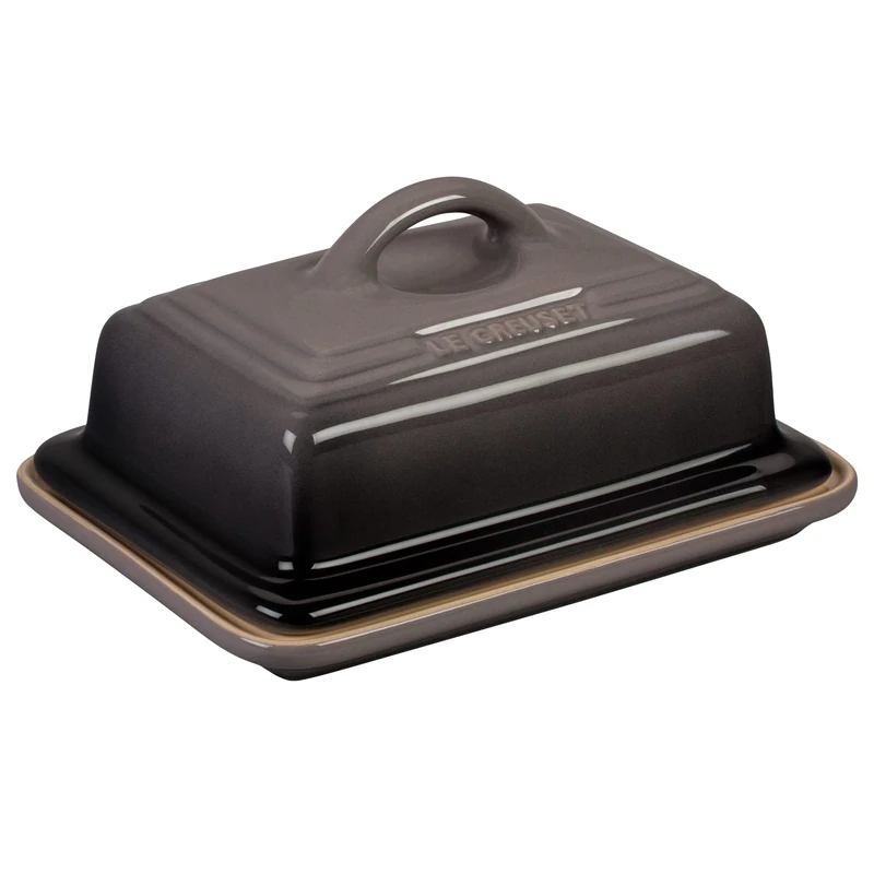 Le Creuset Stoneware Butter Dish, 900 g, 17 x 12.5 x 9 cm, Flint, 70837174440000