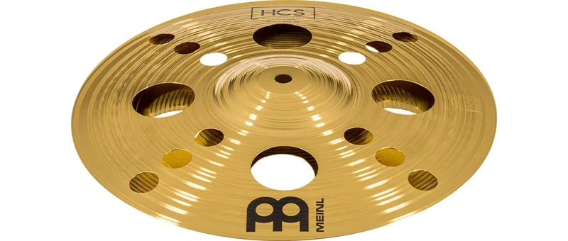 Meinl Cymbals HCS Trash Stack Cymbal 12 inch (Video) for Drum Set (30,48cm) Traditional Finish Brass, Made in Germany (HCS12TRS)