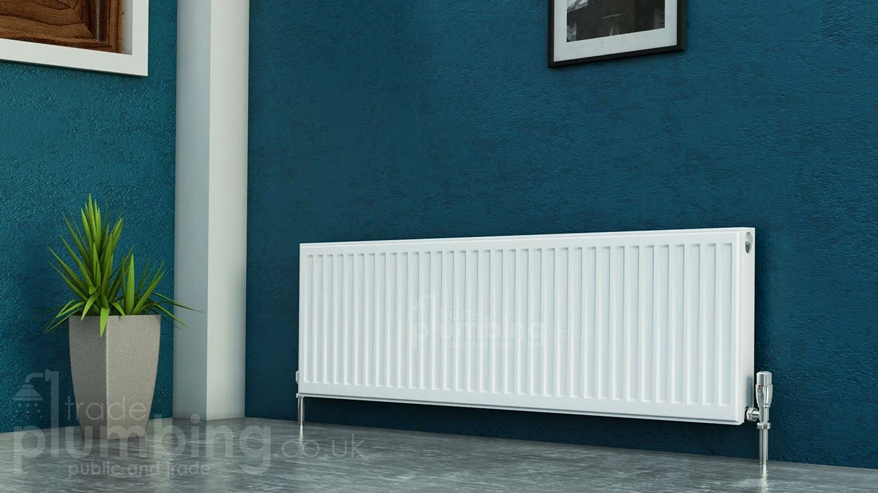 Kartell Kompact Type 11 Single Panel Single Convector Radiator 300mm x 1000mm White