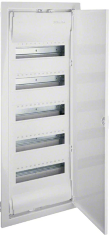 Hager Systems VH60EP Series VH ICP+PIA Recessed Wall Box Hollow Golf, 5 Rows, 60 m, with White Opaque Door