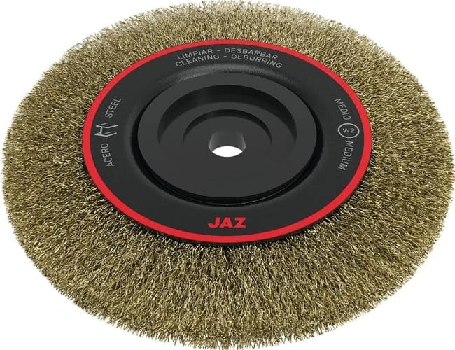 Jaz ct Round Wavy Brush 5/300x0.20 Brass Multi-Axis - Image 1