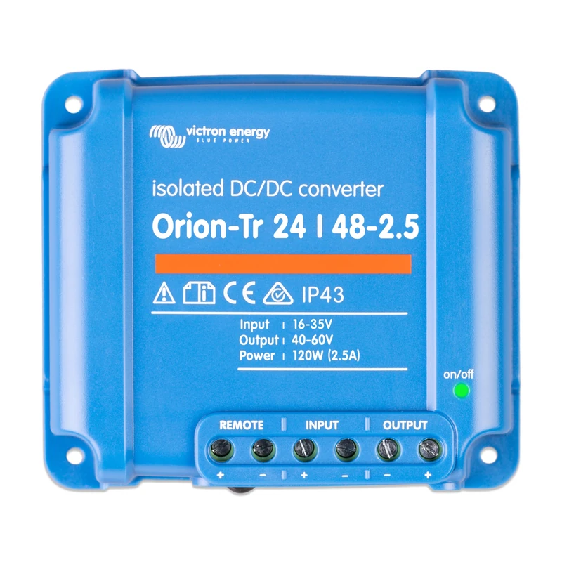 Victron Energy Orion-Tr IP43 24/48-Volt 2.5 amp 120-Watt DC-DC Converter, Isolated
