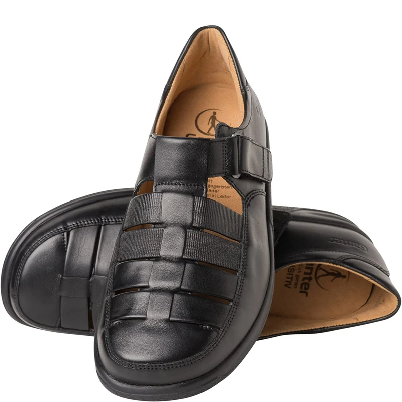 Ganter 9-256731-01000 Men’s Loafers, Black (Schwarz 0100), 8 UK