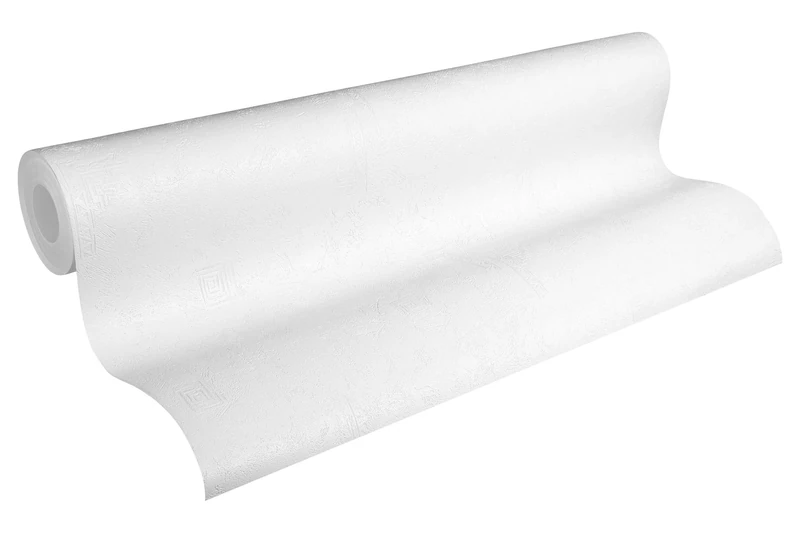 A.S. Création 25 x 1.06 m Made in Germany White Paintable Non-Woven Wallpaper 321916 3219 – 16