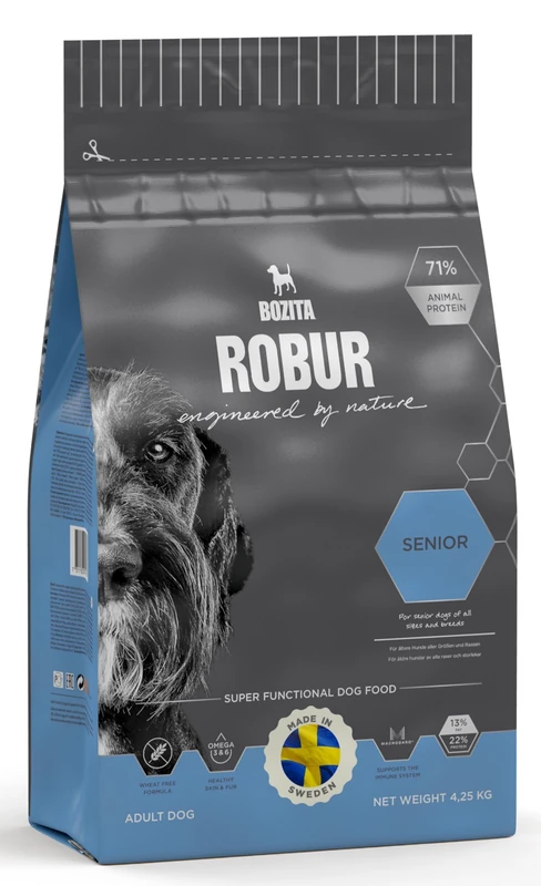 Bozita Dog Food Robur Senior 23/12 Pack of 1 x 4.25 kg