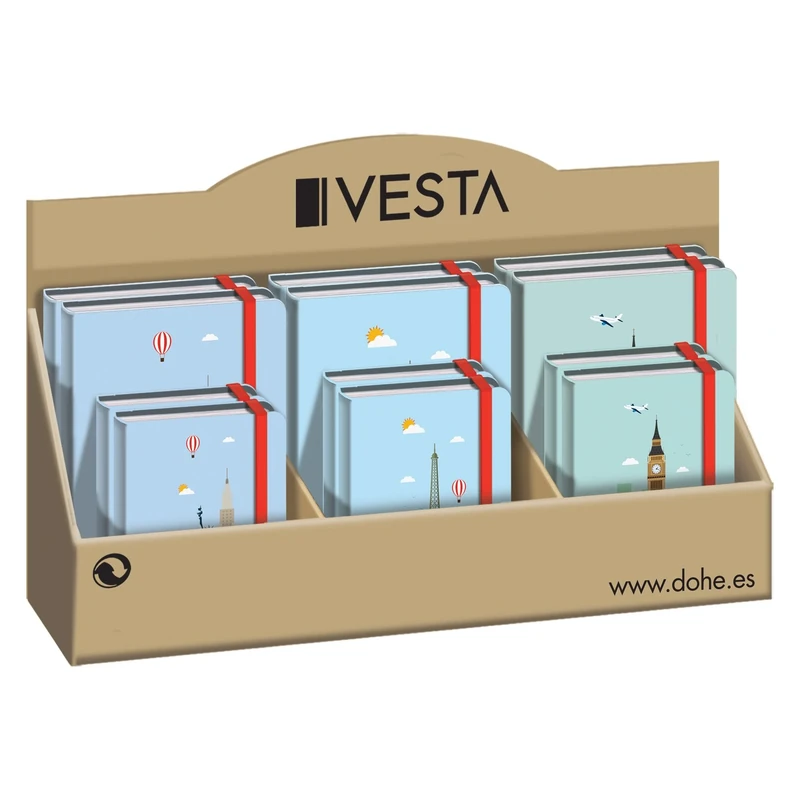 Dohe Vesta City Notebook Display Pack of 12