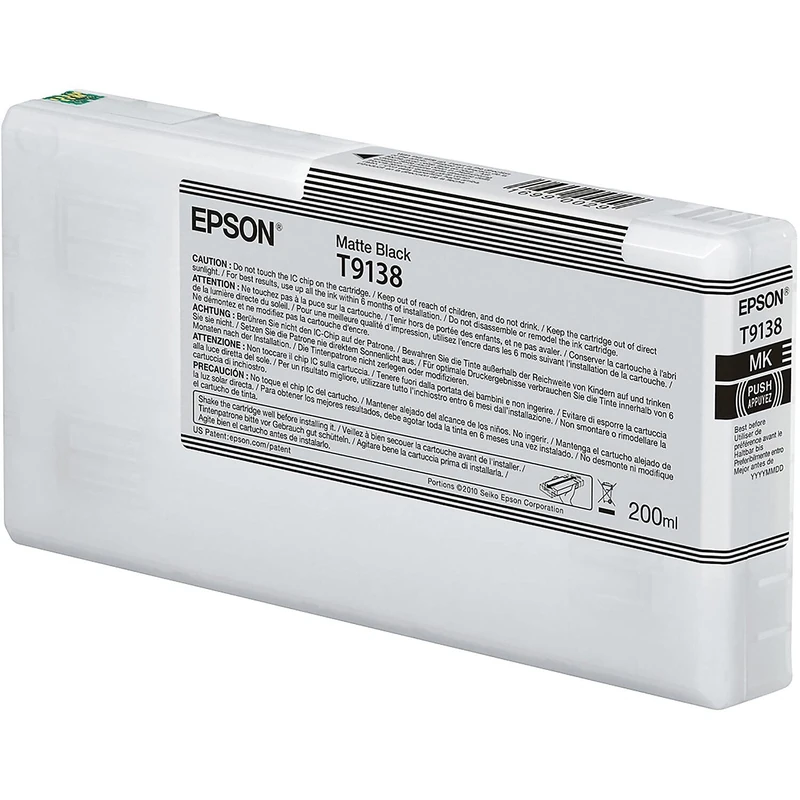Epson C13T913800 Ink Cartridge - Matte Black