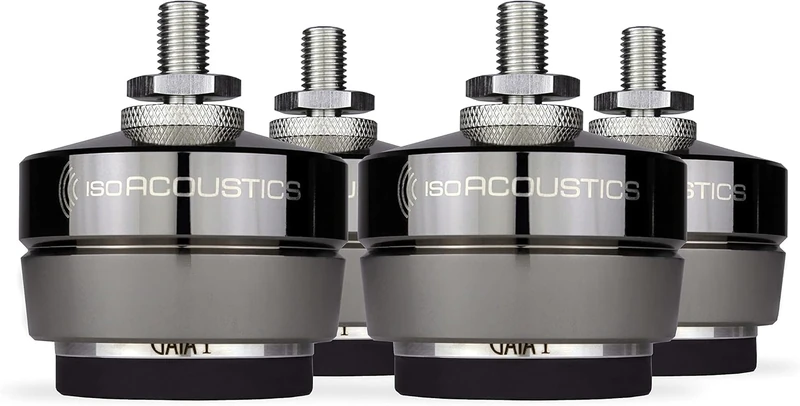 IsoAcoustics Gaia Series Isolation Feet for Speakers & Subwoofers (Gaia I, 100 kg max) – Set of 4