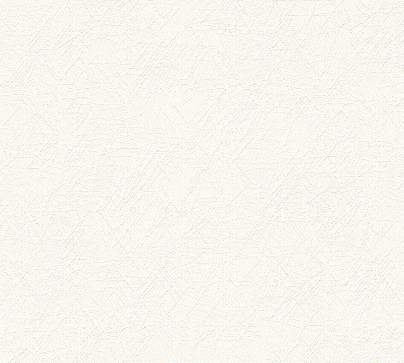 A.S. Création Non-Woven Wallpaper Plaster 15 m Wallpaper Alternative to Woodchip 15.00 m x 0.53 m Plain White Made in Germany 337511 3375 – 11