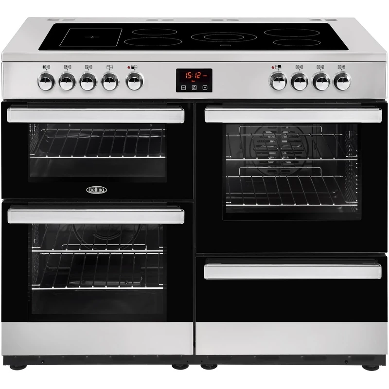 Belling Cookcentre 110E 110cm Electric Range Cooker - Stainless Steel
