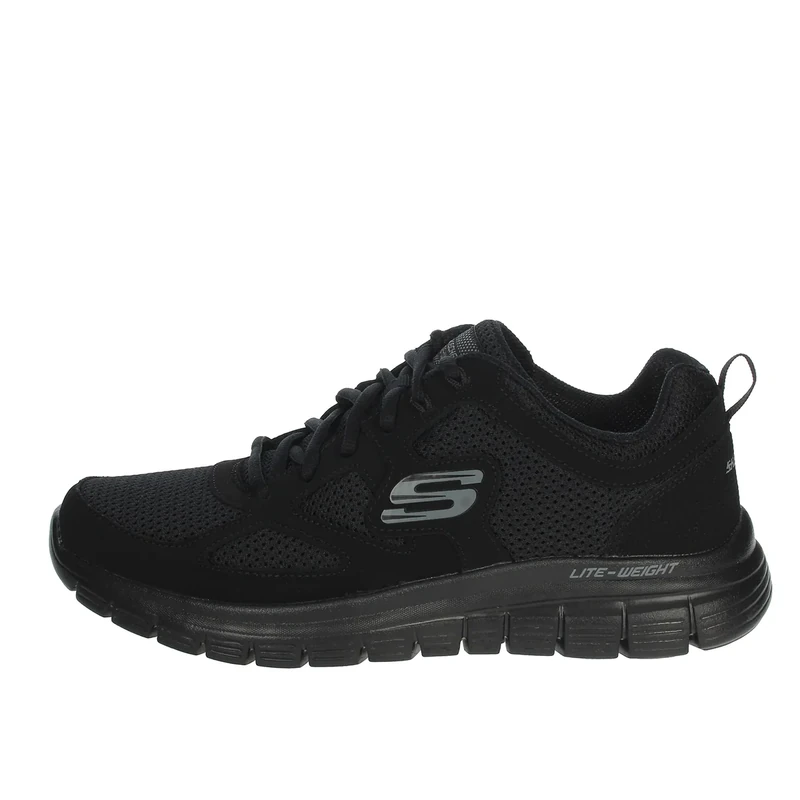 Skechers Burns Agoura, Men's Low-Top Sneakers, Black, 8.5 UK