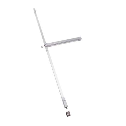 Tesa Assa Abloy TOP3S808GG Sliding Panic Device with Two/Three Central Locking Points, high and Low from The Top Range with Grey Finish BAR 3 800,C8, Puerta 800 mm