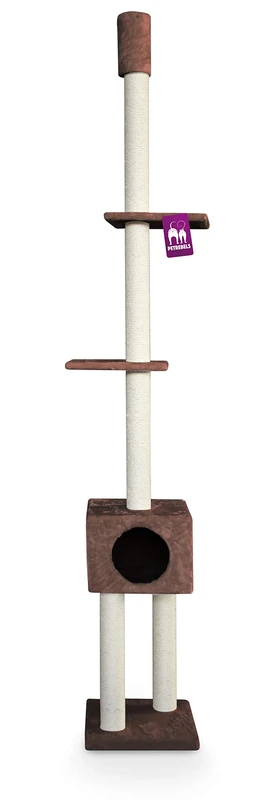 PetRebels Cat tree Cheap Bastards Phoenix 240 chocolate brown