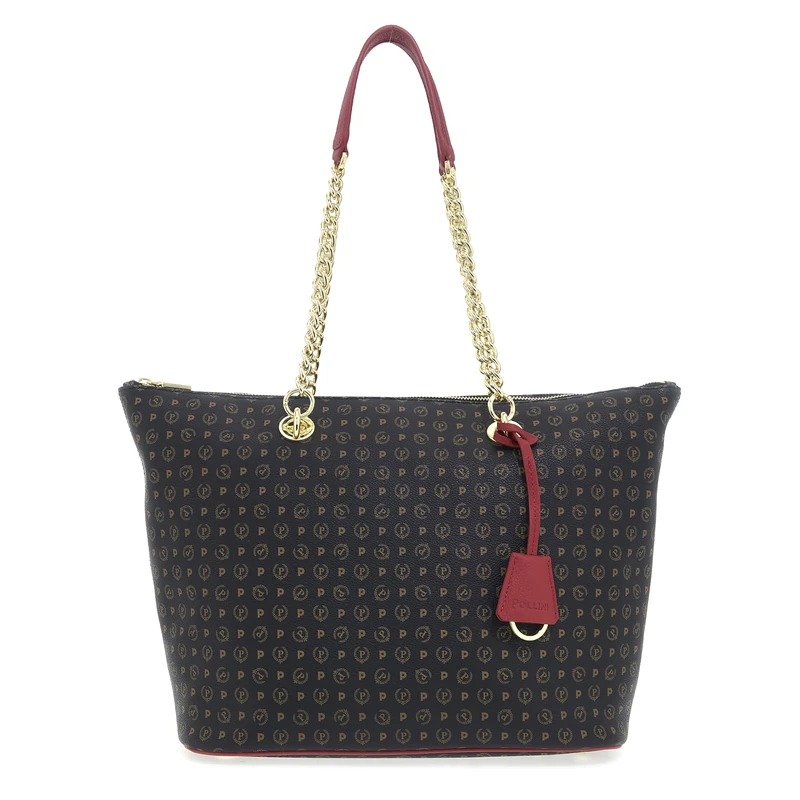 Pollini HERITAGE LOGO CLASSIC SHOPPING BAG