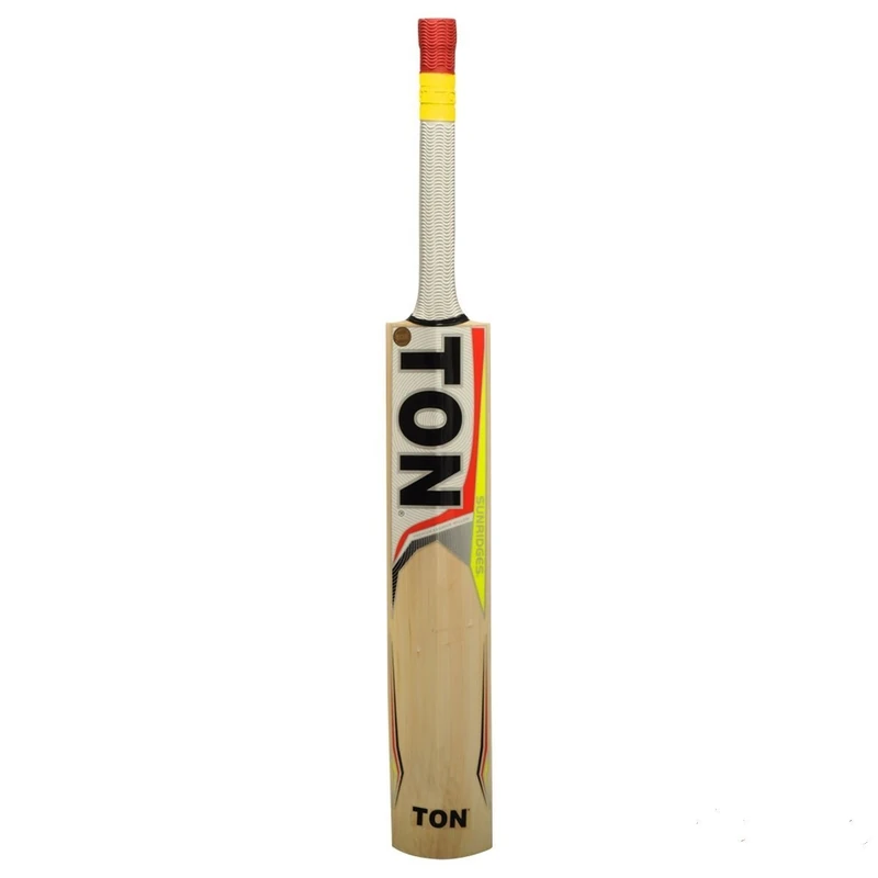 SS TON Maximus Cricket Bat For Mens and Boys (Beige, Size -Short Handle) | Material: Kashmir Willow | Lightweight | Free Cover | Ready to play | For Intermediate Player | Ideal For Leather Ball