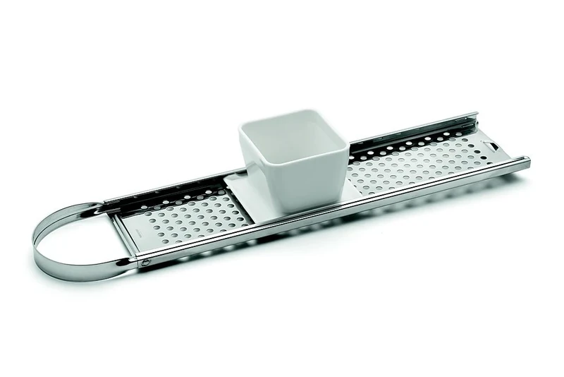 Weis Spaetzle Slicer Profi with Round Holes 54 cm, Stainless Steel, Silver/White, 54 x 15 x 10 cm