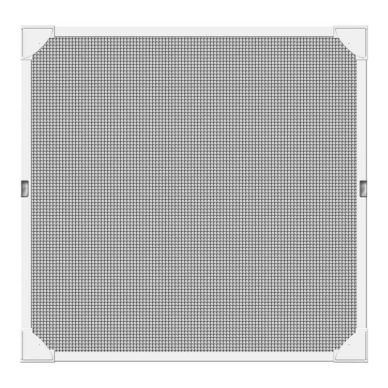 Schellenberg 50747 120 x 120 cm Insect Protection Window Screen with Magnetic Frame - White