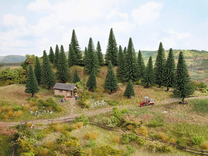 Noch 26821 – Model Pine Trees Pack of 50, 5/14 cm High
