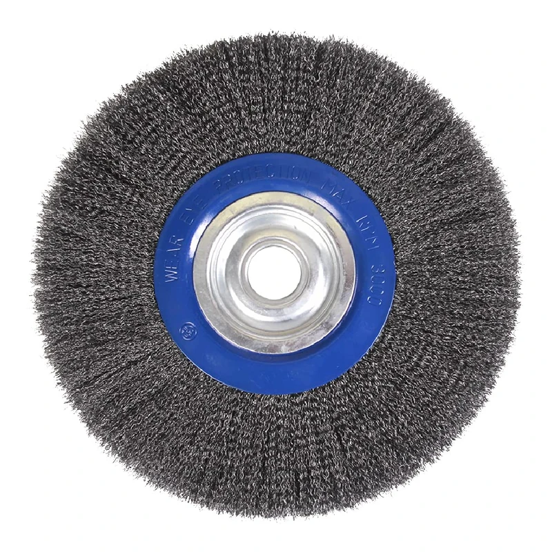 Mercer Industries 183050B - 12" x 1-3/4" x 2", 1/2", 5/8" Crimped Wire Wheel, 014 Carbon Steel