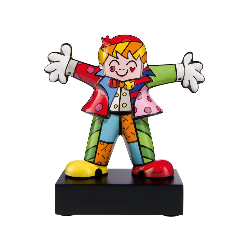 Goebel Hug Too Pop Art Romero Britto Figure 15.5 cm