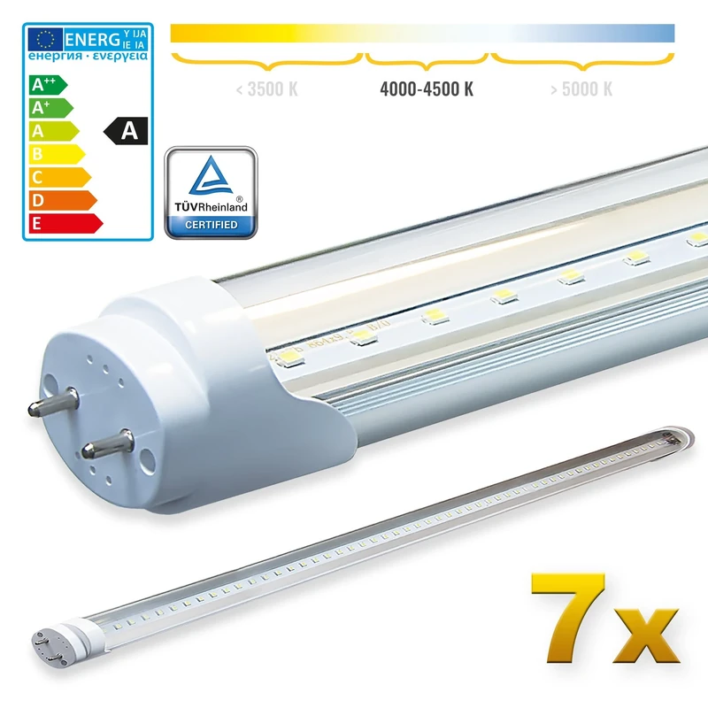 A&G LED Tube, G13, 18 W, Neutral White