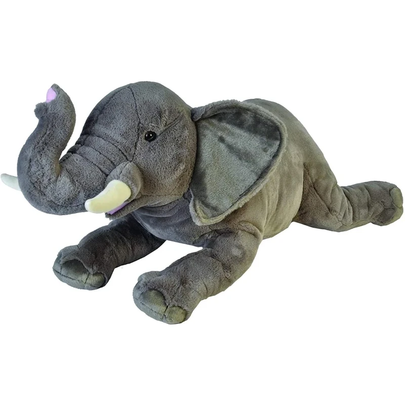 Wild Republic Jumbo Elephant Giant Plush Soft Toy, Gifts for Kids, 76 cm, 30"