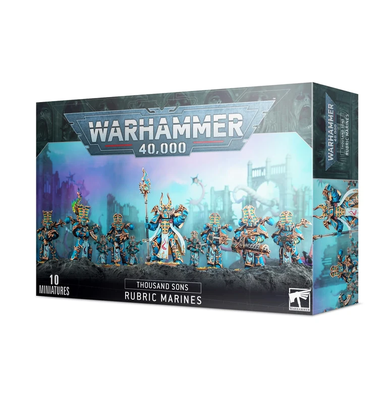 GAMES WORKSHOP 99120102063" Thousand Sons Rubric Marines, Black One Size