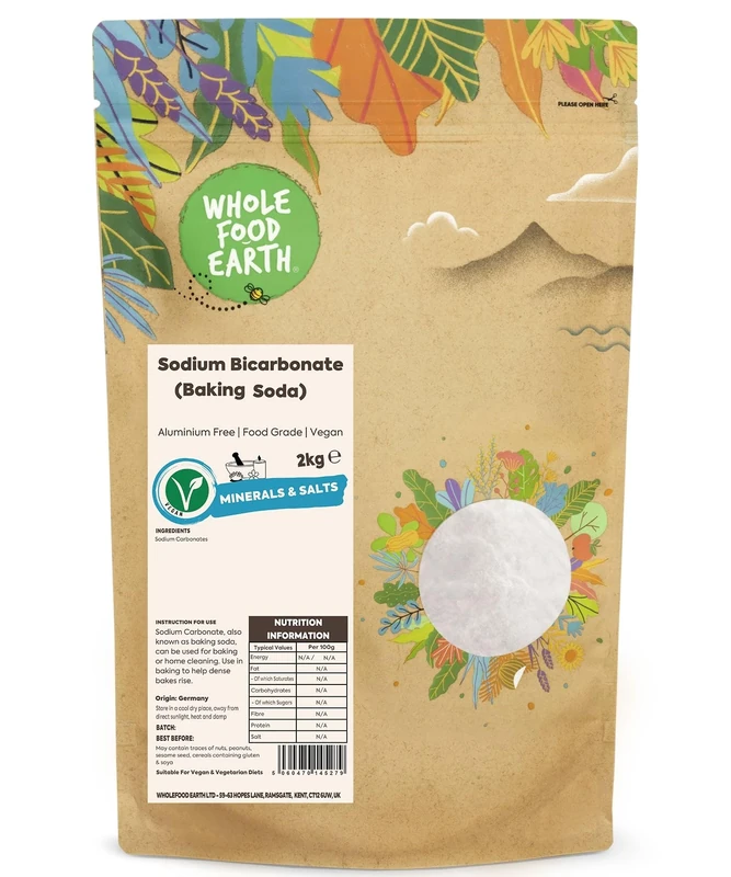 Wholefood Earth Sodium Bicarbonate Baking Soda 2kg
