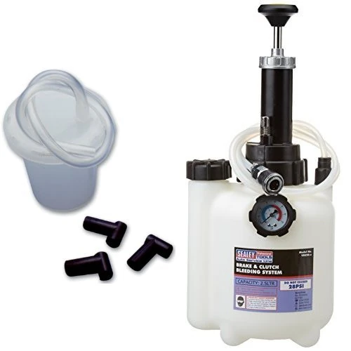 Laser 2906 Brake Bleeding Kit and Sealey VS820 Brake and Clutch Bleeding System