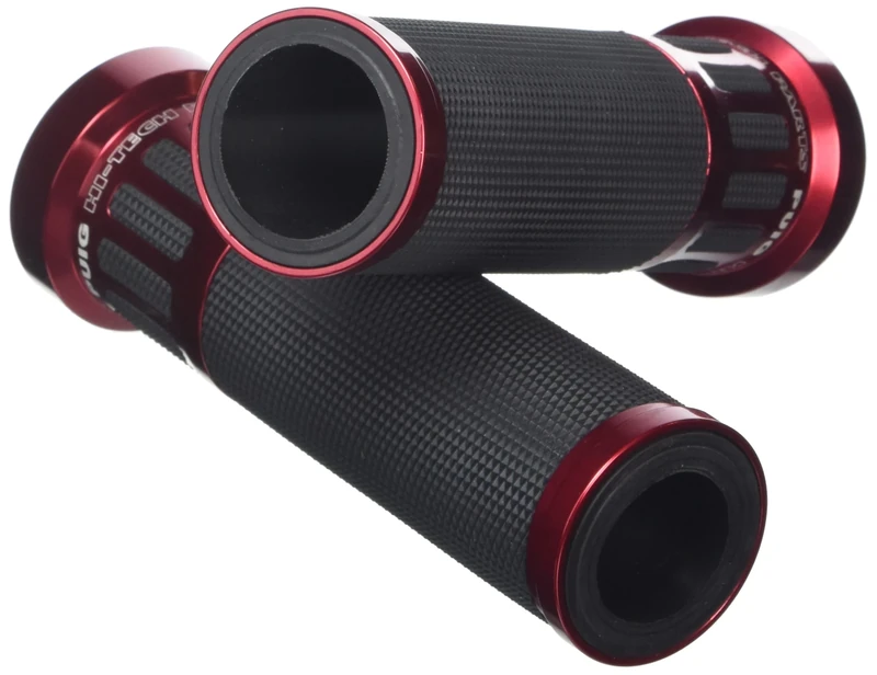 Puig 8188R Grips Radikal Set, Red, 123 mm