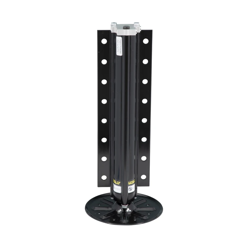 Lippert Level Up Gen I Replacement Hydraulic Landing Gear Jack for 5th Wheel RVs and Travel Trailers, 8,000-lbs. Capacity, Aluminum, 9" Diameter Footpad, 21-7/16" Retracted Height - 195860 - Image 1