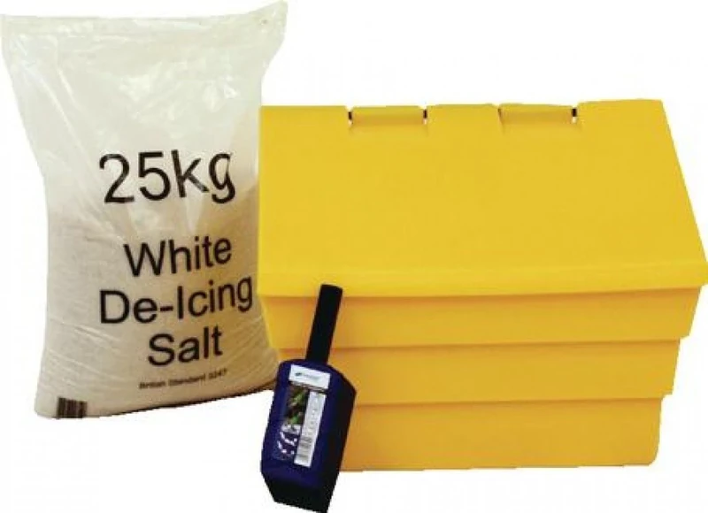 50 Litre Grit Bin and 25kg Salt Kit 389115